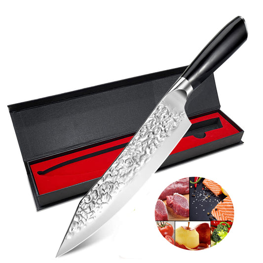 Astylway Chef Knife Starter 8 inch Super Sharp Chef's Knife Home Cook Kitchen Knife Premium Carbon Stainless Steel Universal knife with Ergonomic Wooden Handle in Gift Box